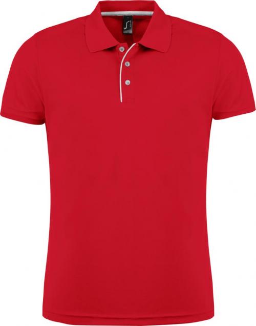 Рубашка поло мужская Performer Men 180 красная, размер S