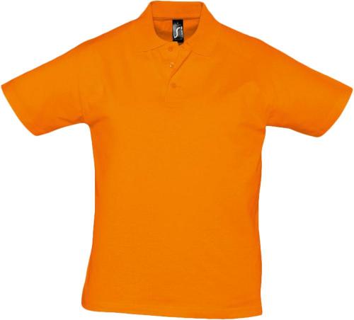 Рубашка поло мужская Prescott men 170 оранжевая, размер M