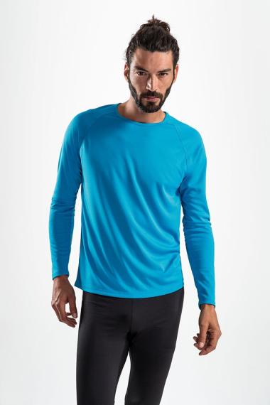 Футболка с длинным рукавом Sporty LSL Men красная, размер 3XL