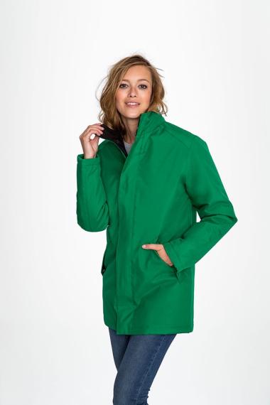Куртка на стеганой подкладке Robyn зеленая, размер 4XL
