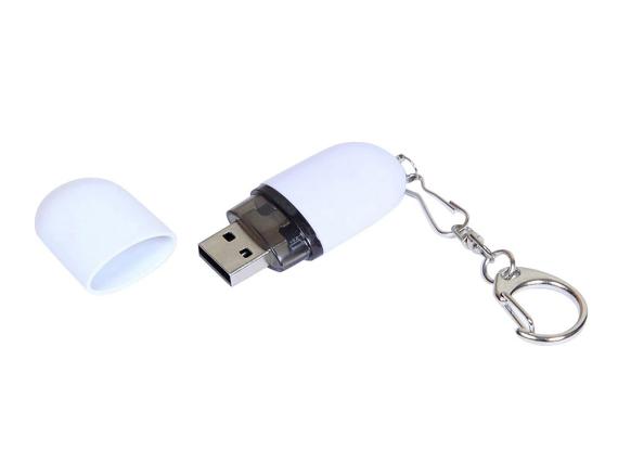 USB 2.0- флешка промо на 4 Гб каплевидной формы