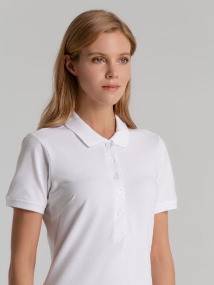 Рубашка поло женская Sunset белая, размер XXL