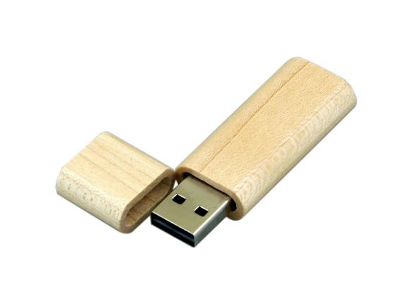 USB 3.0- флешка на 128 Гб эргономичной прямоугольной формы с округленными краями