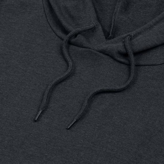 Толстовка с капюшоном унисекс Hoodie, темно-серая, размер L