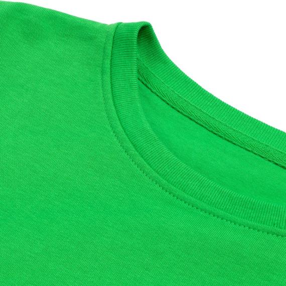 Свитшот унисекс BNC Organic, зеленый, размер XL
