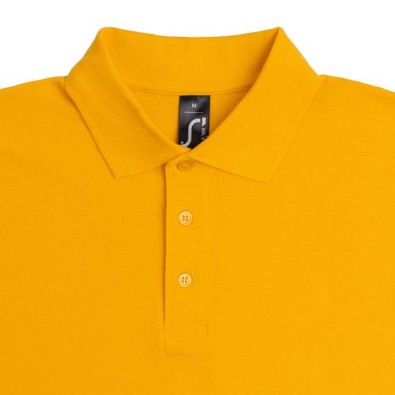 Рубашка поло мужская Summer 170 желтая, размер M