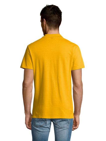 Рубашка поло мужская Summer 170 желтая, размер L