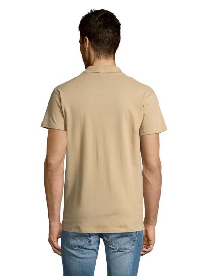 Рубашка поло мужская Summer 170 бежевая, размер L