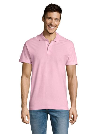 Рубашка поло мужская Summer 170 розовая, размер XL