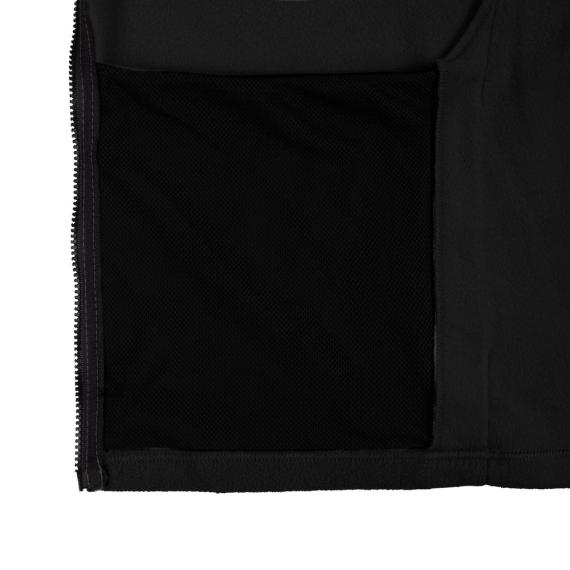 Куртка флисовая унисекс Manakin, черная, размер M/L