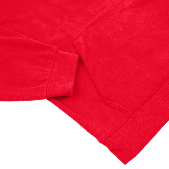 Худи флисовое унисекс Manakin, красное, размер XS/S