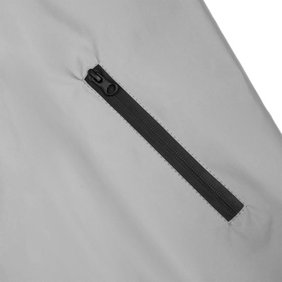 Ветровка Manifest из светоотражающей ткани, серая, размер XS/S