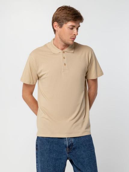 Рубашка поло мужская Summer 170 бежевая, размер XL