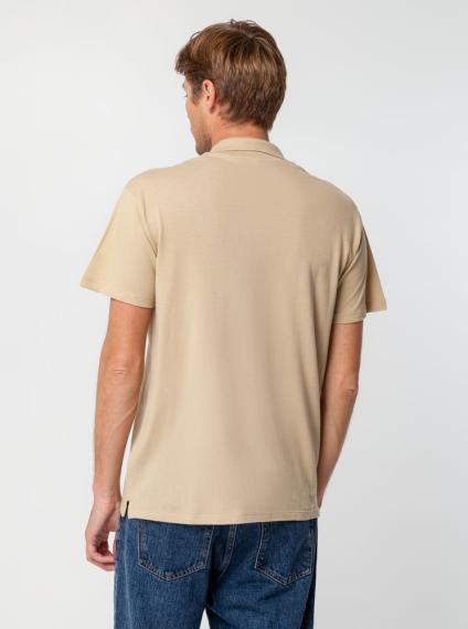 Рубашка поло мужская Summer 170 бежевая, размер XS