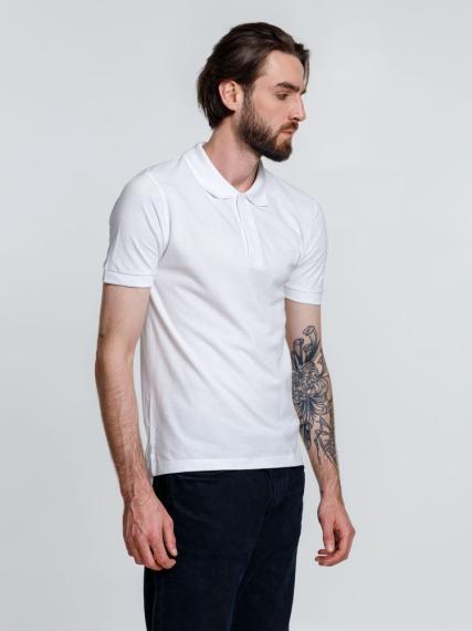Рубашка поло мужская Adam, белая, размер L