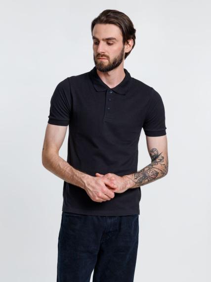 Рубашка поло мужская Adam, темно-синяя, размер XL