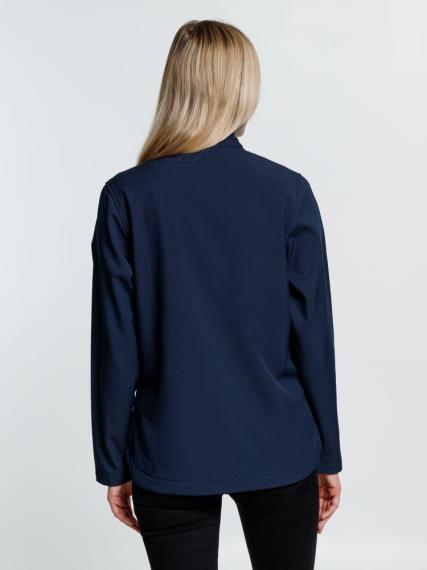 Куртка софтшелл женская Race Women темно-синяя, размер XXL