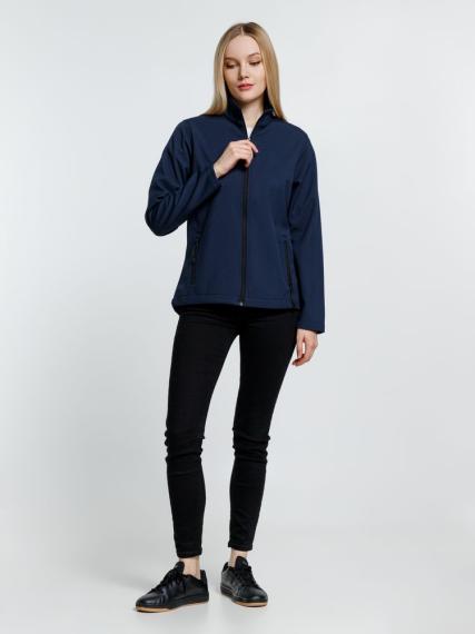 Куртка софтшелл женская Race Women темно-синяя, размер XL