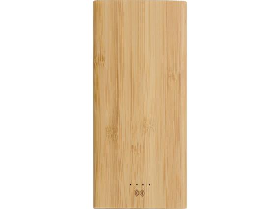 Внешний беспроводной аккумулятор из бамбука «Bamboo Air», 10000 mAh