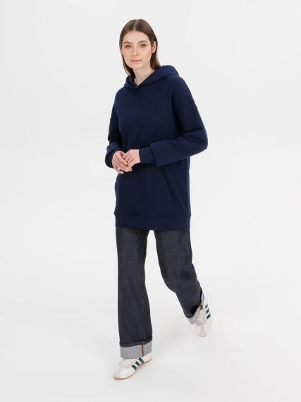 Худи оверсайз унисекс Outshine, темно-синее, размер M/L