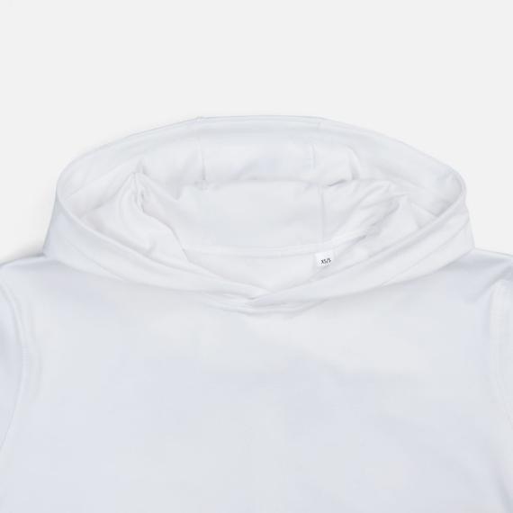 Худи унисекс Morfiss, белое, размер XL/XXL