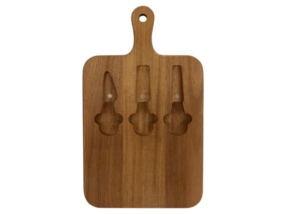 Набор для сыра из акации «Parmesan»