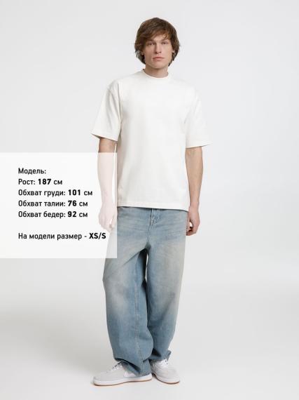 Футболка оверсайз унисекс Sideline, молочно-белая, размер M/L