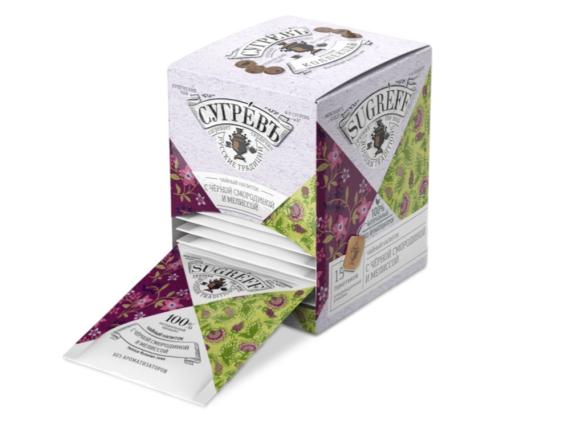 Чайный напиток «С черной смородиной и мелиссой» в индивидуальных саше