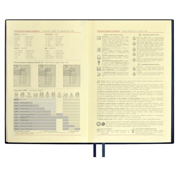 Ежедневник Merida, датированный, синий