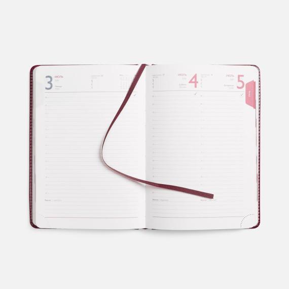 Ежедневник Faro, датированный, бордовый