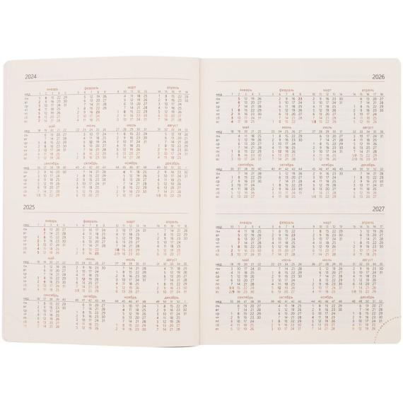 Ежедневник Capital, недатированный, бордовый