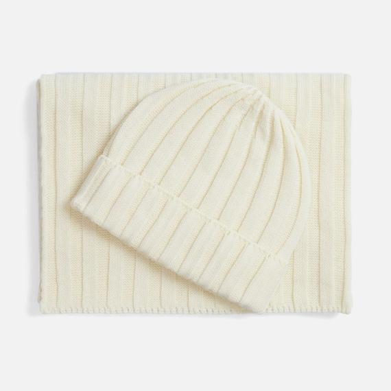 Шарф Metelitsa, белый (молочный)