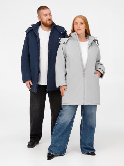 Куртка-парка унисекс Sfera, светло-серая, размер XXL