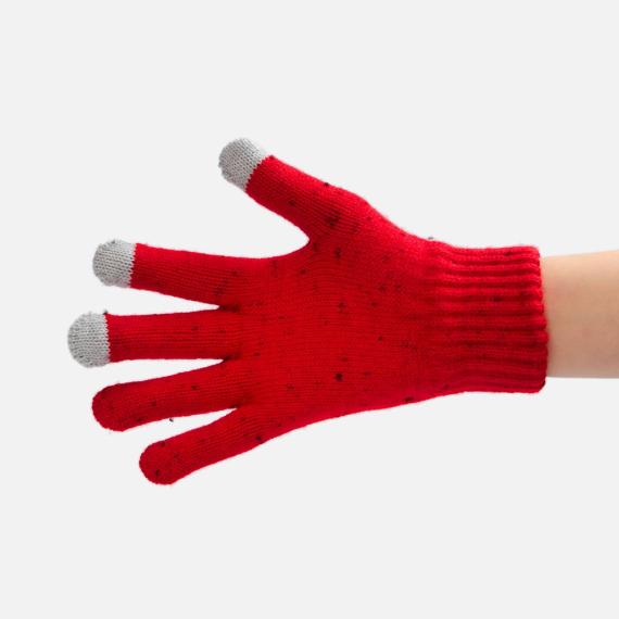Перчатки сенсорные Spotti Senso, красные, размер S/M