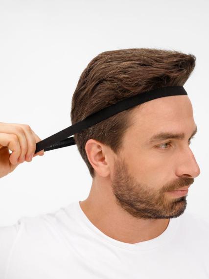 Повязка-резинка на голову Headway, черная