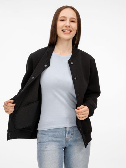 Бомбер унисекс AtmosWear, черный, размер M