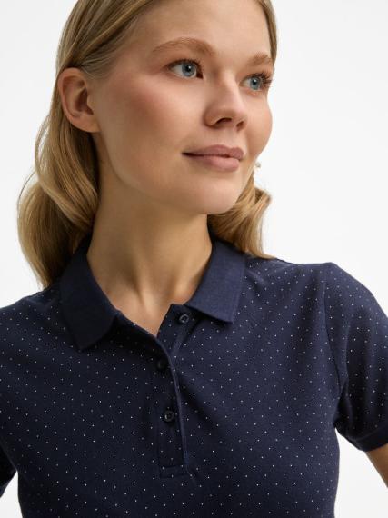 Рубашка поло женская Brandy Women темно-синий с белым, размер S