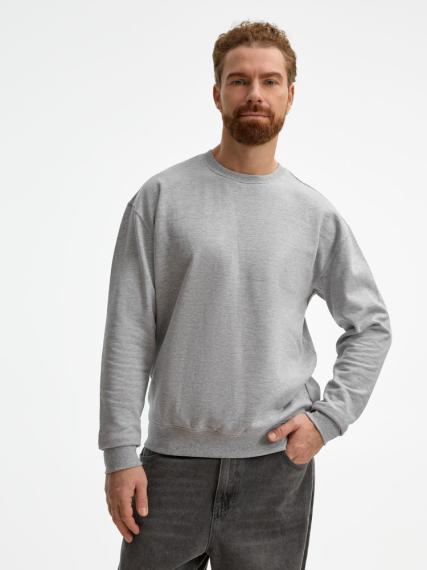 Свитшот унисекс Columbia, серый меланж, размер L