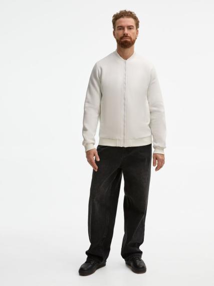 Бомбер унисекс Estado, молочно-белый, размер S