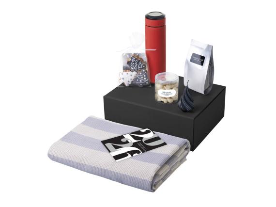 Подарочный набор «Re:Warm» с пледом, термосом и свечой