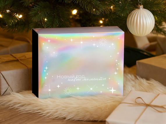 Подарочный набор «Re:Moments» с пледом, френчпрессом и медом