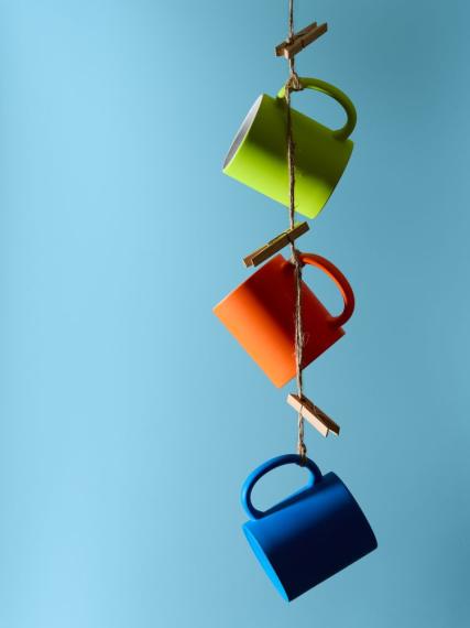 Кружка Colorido, синий неон