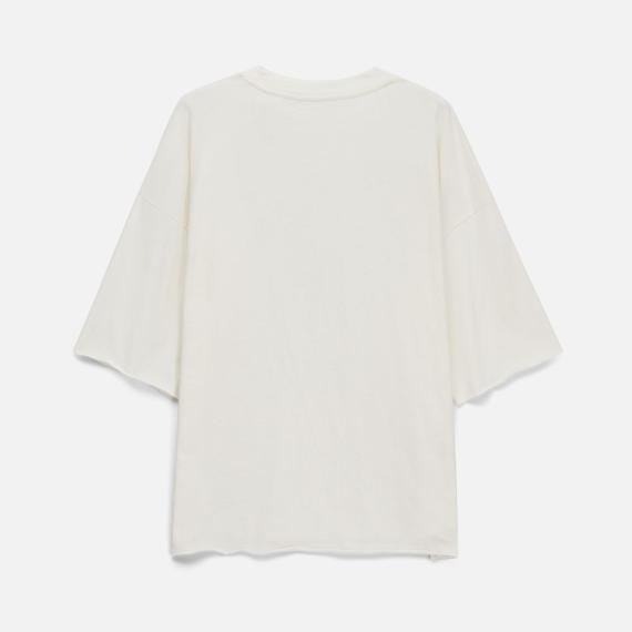 Футболка унисекс T1, молочно-белая, размер XL/XXL