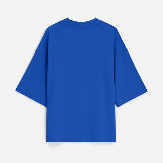 Футболка оверсайз унисекс T9, синяя, размер M/L