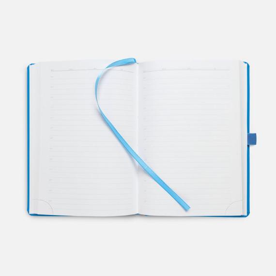 Ежедневник Favor Metal, недатированный, голубой