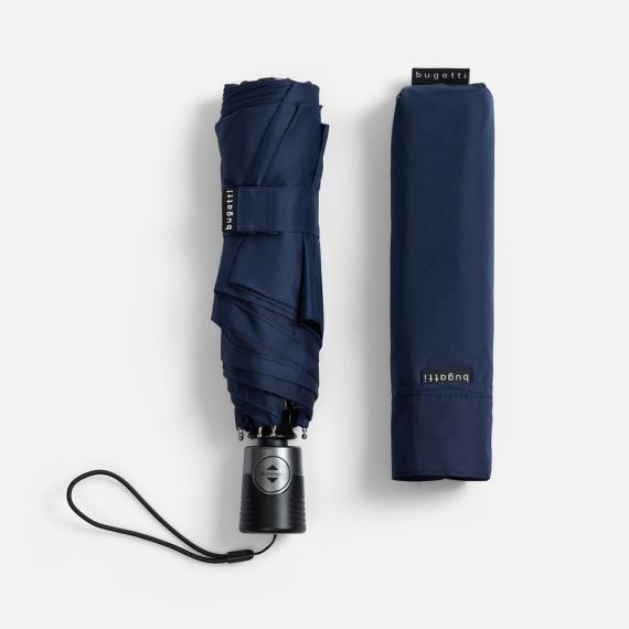 Складной зонт Take It Duo, темно-синий