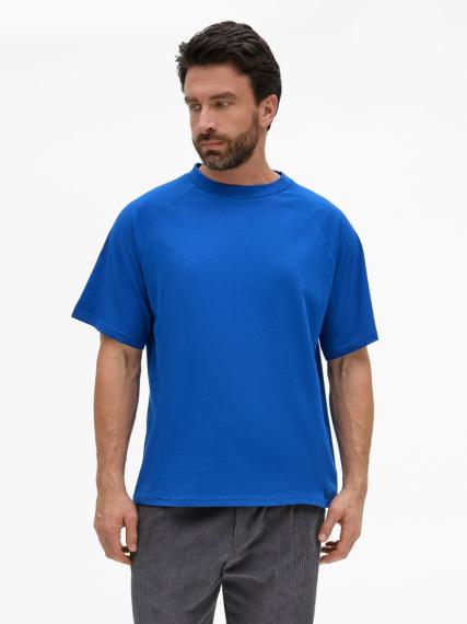 Футболка унисекс T2, синяя, размер XS/S