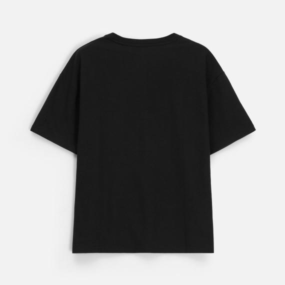 Футболка унисекс Durington, черная, размер M/L