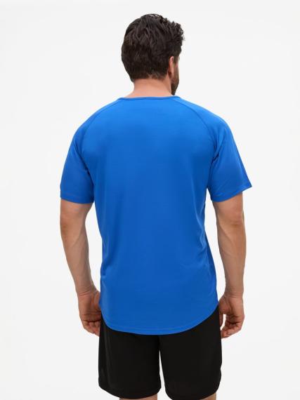 Футболка унисекс Sporty 140 ярко-синяя, размер XXs