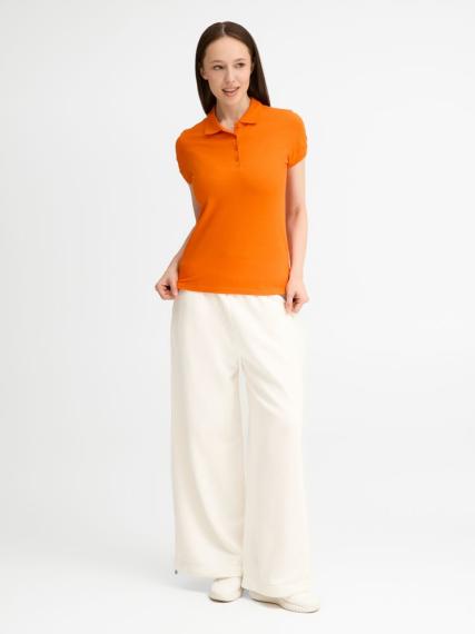 Рубашка поло женская People 210 оранжевая, размер XL